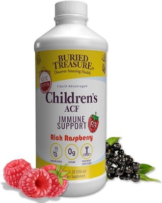 Buried Treasure Childrens ACF - 16oz. 16 Serving with Elderberry, Vitamin C,... 