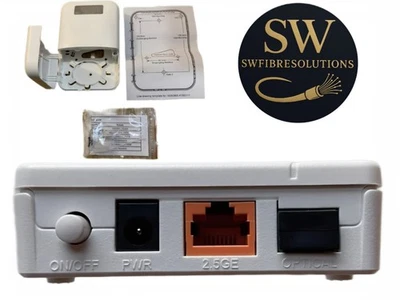 Nokia G-010G-T GPON 2.5G ONT For FTTP Brand New, Unactivated + Nokia ONT Housing