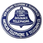 Vintage Public Telephones Sign - Bell System Phone Booth Porcelain Gas Pump Sign