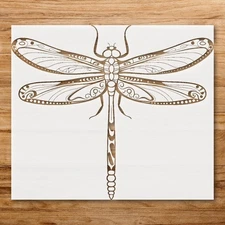 Dragonfly Clip Art Stencil for DIY Crafts and Home Decor - StencilAir