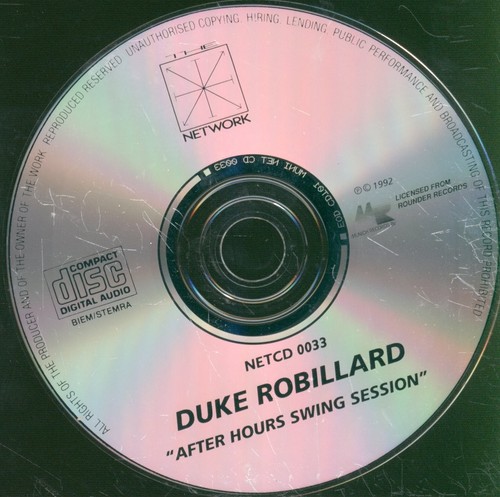 Duke Robillard After Hours Swing Session CD Europe Network 1992 NETCD0033 - Bild 3 von 3