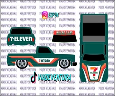 7Eleven 1/64 83 Silverado WHITE TONER Universal Waterslide Decal for Hot