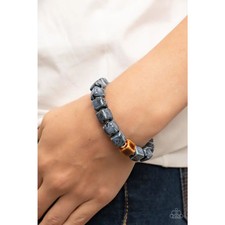 Paparazzi | Glaze Craze - Blue Bracelet