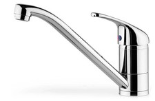 Pyramis Küchen Einhebelmischer Chrom drehbarer Auslauf Küchenarmatur Niederdruck