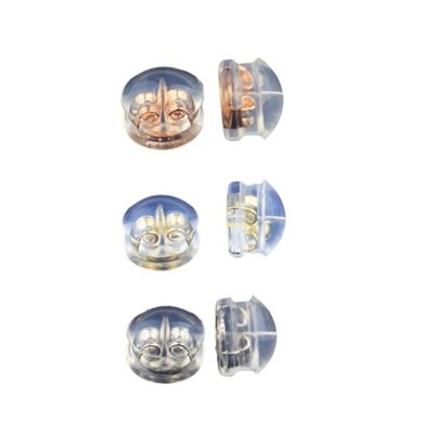 20pcs Soft Silicone Earring Backs Stoppers Elegant Ear Plugs for Sensitive Ears