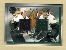 2003-04 Pacific Luxury Suite Mike Modano & Marty Turco Dual Jersey  # 466/650