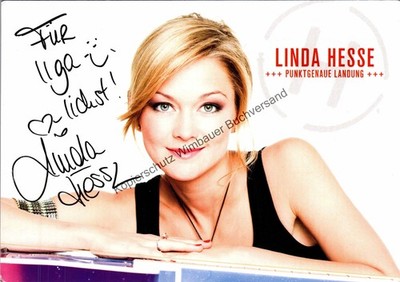 Original autograph Linda Hesse // autograph signed signed signee Hesse 309938