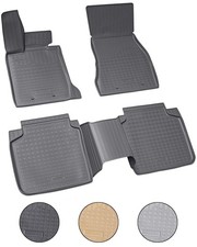 3D Gummi Fussmatten für BMW 7er G12 LANG | BJ ab 2015> | passgenau mit Rand