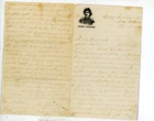 Civil War Patriotic Lettersheet Used with letter Col. Ellsworth