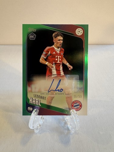 Lennart Karl #BA-LK 2025 Topps UEFA Autograph card