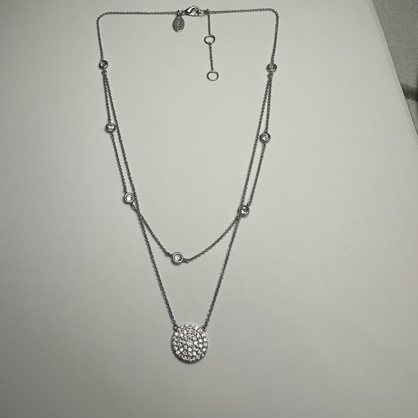 Signed Express Rhinestone Double Layered Strand S… - image 8