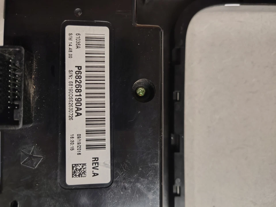 Dodge Ram 2500 2013-2018 climatización temperatura aire acondicionado control de calefacción 68268189aa OEM Foto 4 de 4
