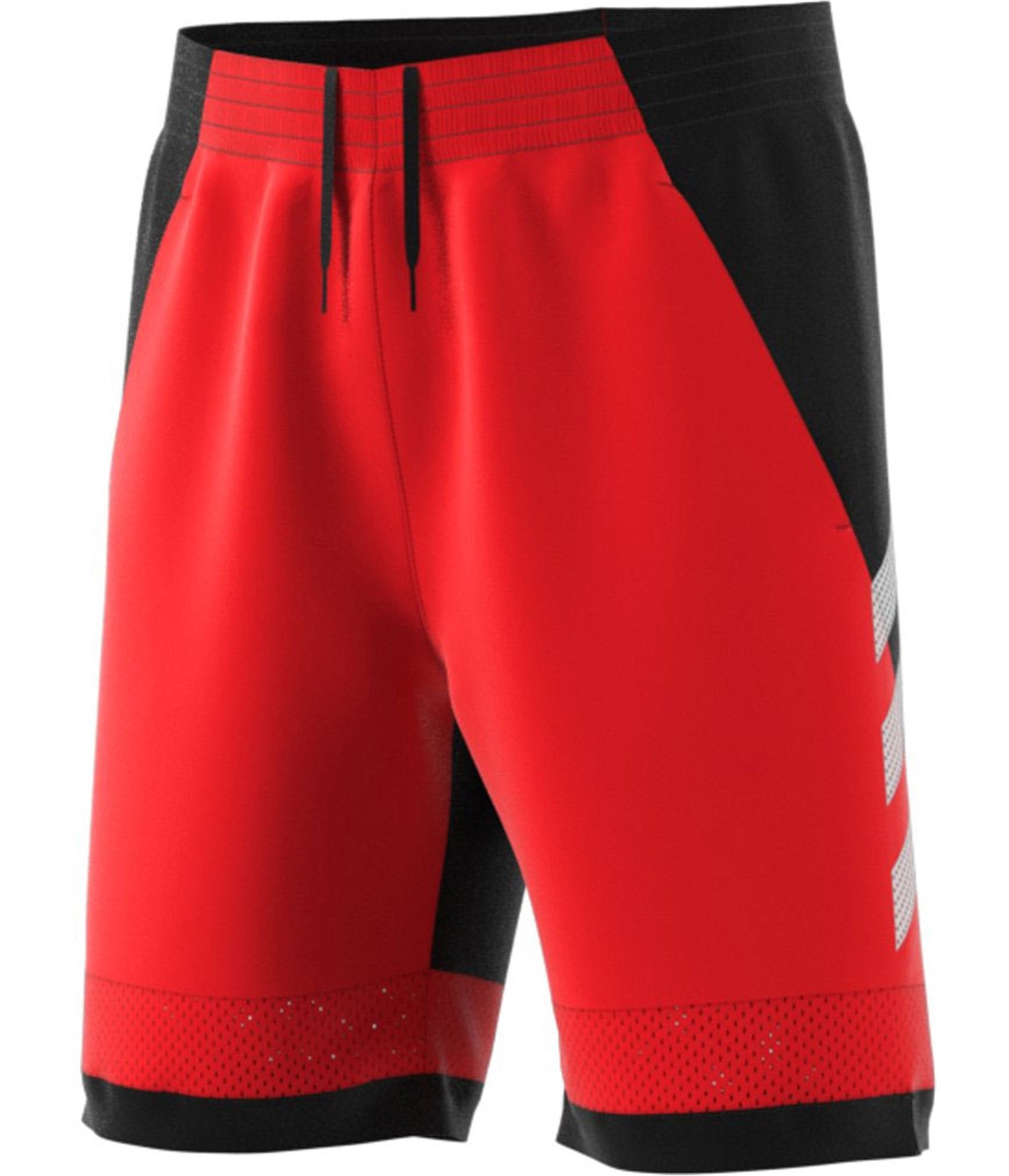 Adidas Mens Basketball Athletic Workout Shorts, Red, Small eBay