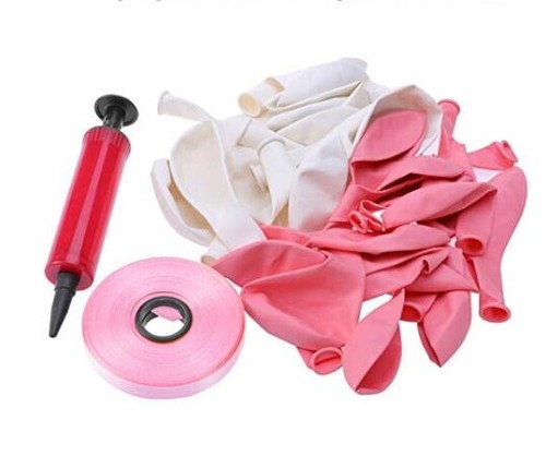 45Pcs Birthday Party Banner Decorations for Girls and Women balloons+Swirl+Pump - Picture 2 of 4