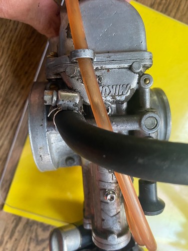 1985-1989 honda trx250r-atc250r mikuni TMX 39mm carb with thottle and cable. - Picture 6 of 7