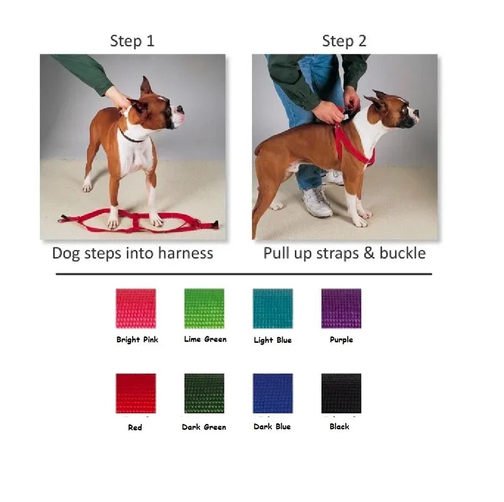 Dog Harness Easy to Use 2 Step Secure Safe Comfortable Firm No Struggle Control