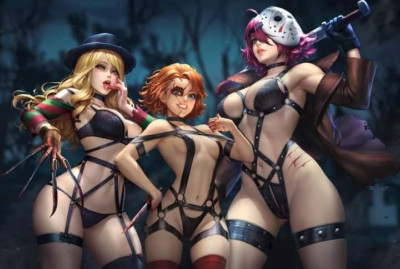Terror Girls  fan art 3d printed 14k Resin figure unpainted unassembled gk
