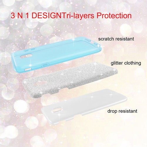 For Samsung J7 2018/J7 Refine/J7 Star Case Bling Glitter Sparkle TPU Slim Case - Picture 14 of 18