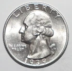 1939 Washington Quarter UNC (G202)