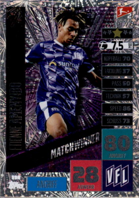 Match Attax Extra 20/21 - 598 Etienne Amenyido Matchwinner