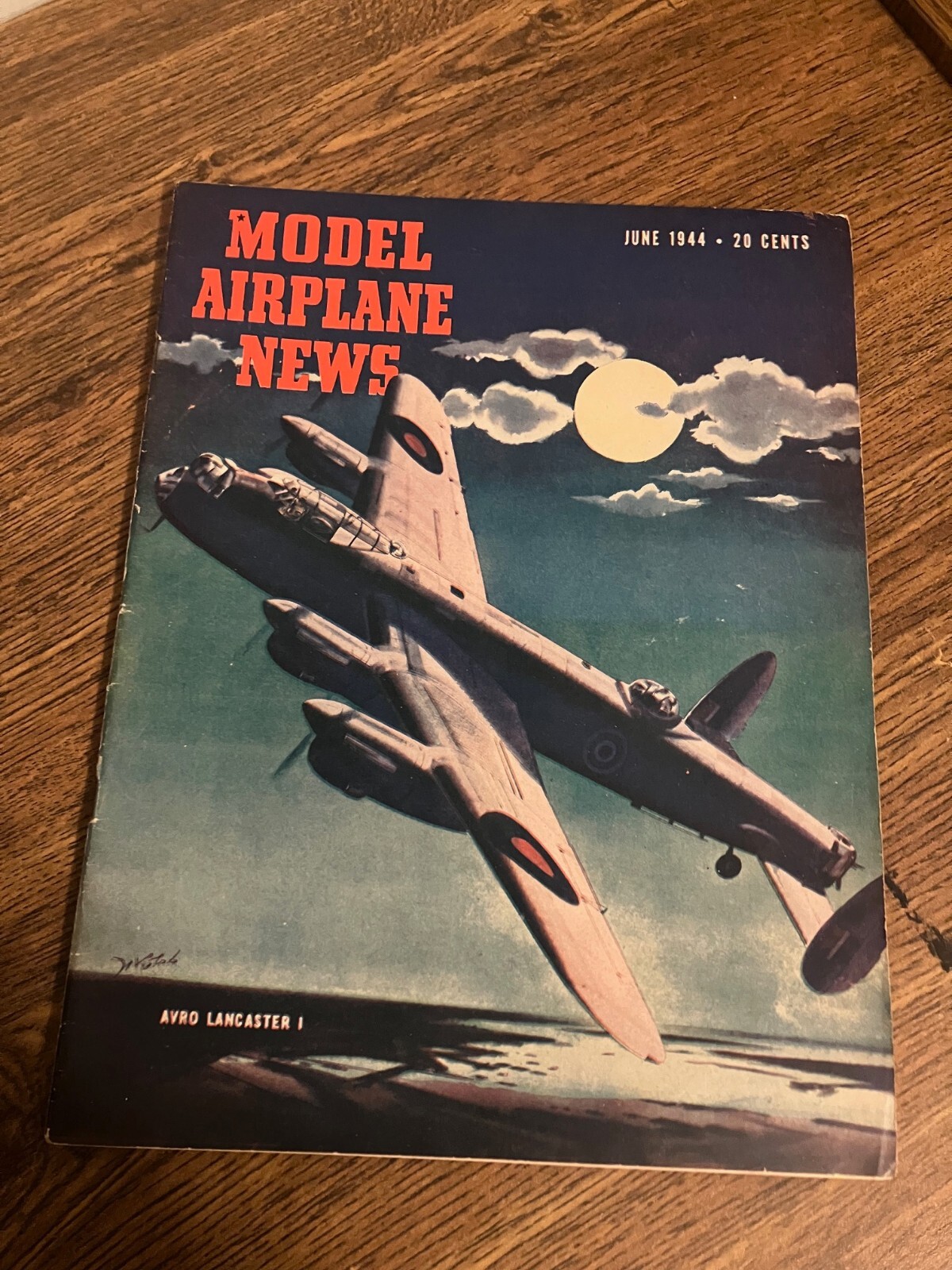 Vintage Back Issue of Model Airplane News Magazine - June 1944