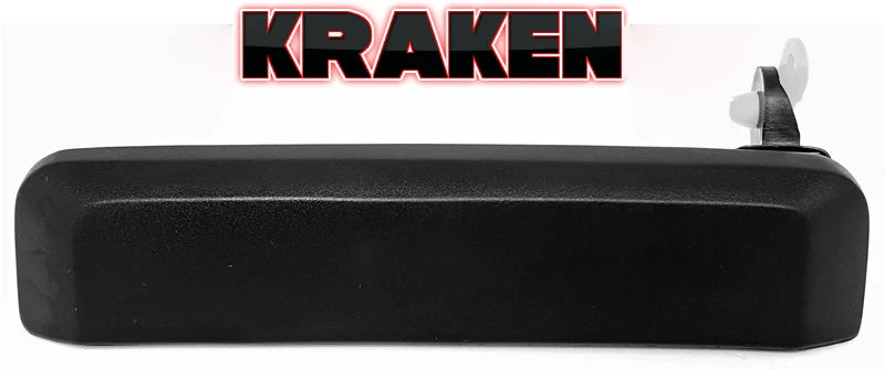 Juego de manijas de puerta interiores exteriores para camioneta Nissan D21 1987-1997 carrocería dura negras Foto 2 de 4