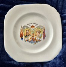 PLATE celebrating KING GEORGE V's Silver Jubilee 1935