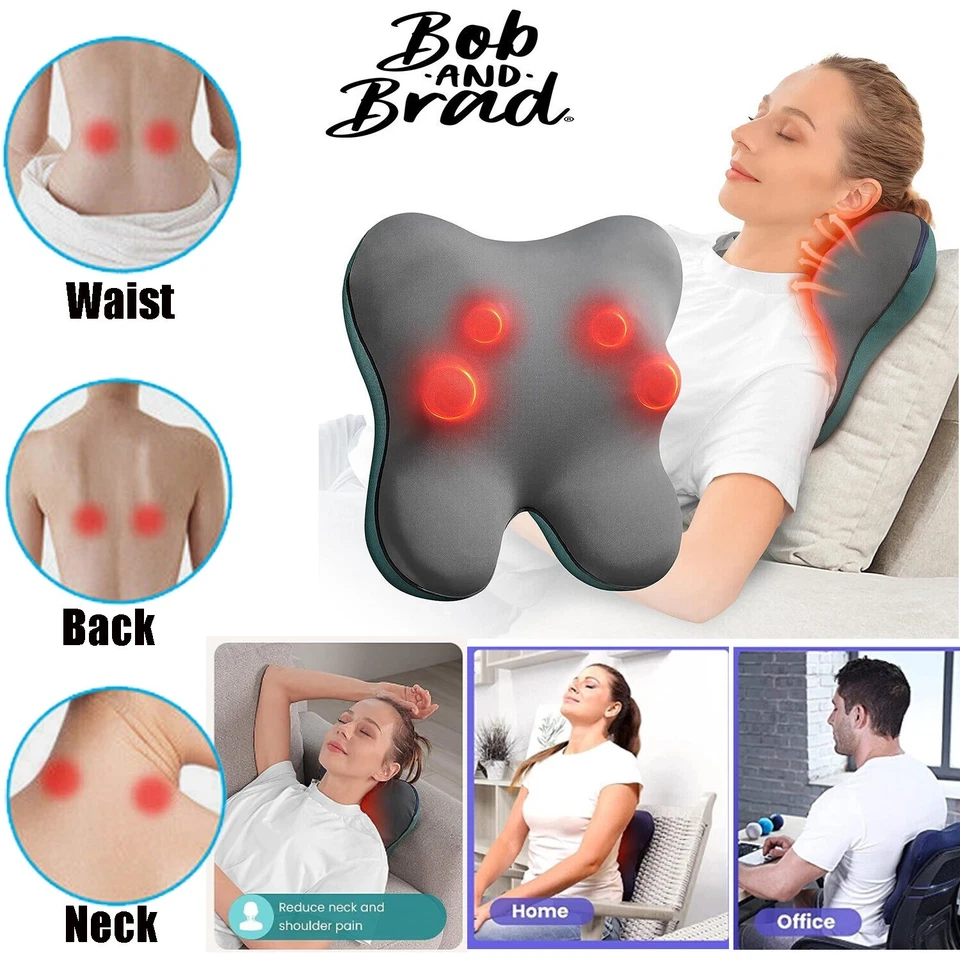 BOB AND BRAD Daily Back Massager Neck Massager Cushion Pillow Massager For Mother's Day Gifts