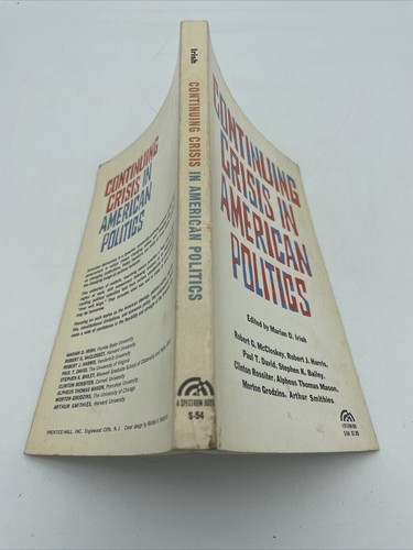 Continuing Crisis In American Politics Ed Marian D Irish 1963 - Picture 2 of 13