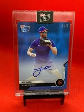 Jeff McNeil METS 2020 TOPPS NOW ROAD OPENING DAY ON CARD AUTO BLUE 45/49 OD-256B
