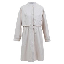 Women's Fitted Trench Coat Jacket Outwear. New Ship Free