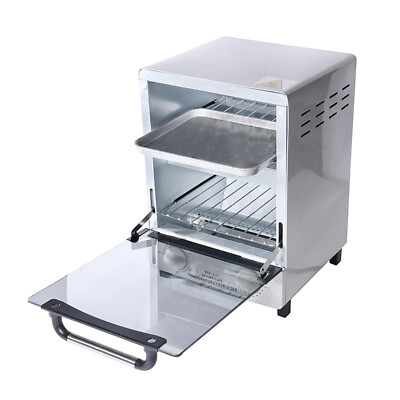 Sterilizer for Nail Tools High Temperature Cleaning Dry Box w/ 2 Stainless Trays