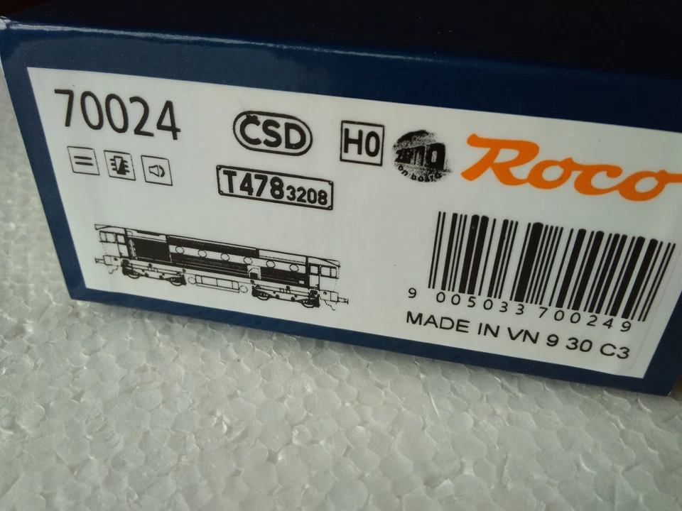 ROCO 70024 H0 🍓NEU🔊 SOUND🔊 CSD BR T478 DCC Ep.4 Taucherbrille Neu OVP CD ZSSK - Bild 2 von 2