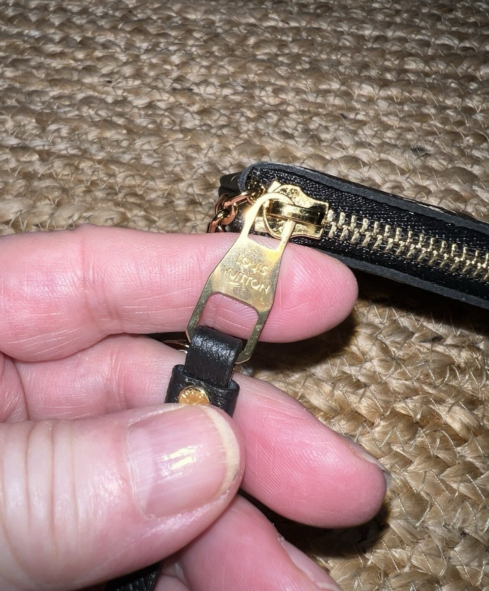 NEW In BOX LOUIS VUITTON Black Cream EMPREINTE MONOGRAM Leather