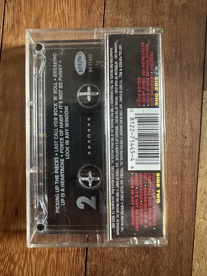 The Randy Rhoads Years by Quiet Riot (Cassette, Oct-1993, Rhino Tested R4 71445 - Image 2 of 4