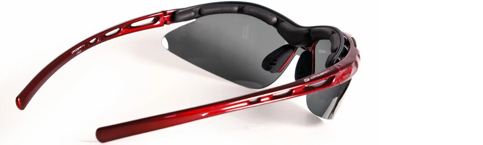 Fahrradbrille Radbrille Sportbrille polarisierende Scheiben Wechselscheiben - Bild 3 von 4