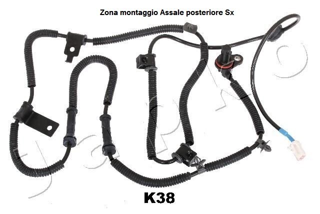 YY SENSORE N° GIRI RUOTA ABS PER KIA SORENTO I 2.5 CRDI JAPKO 151K38 95681-3E300