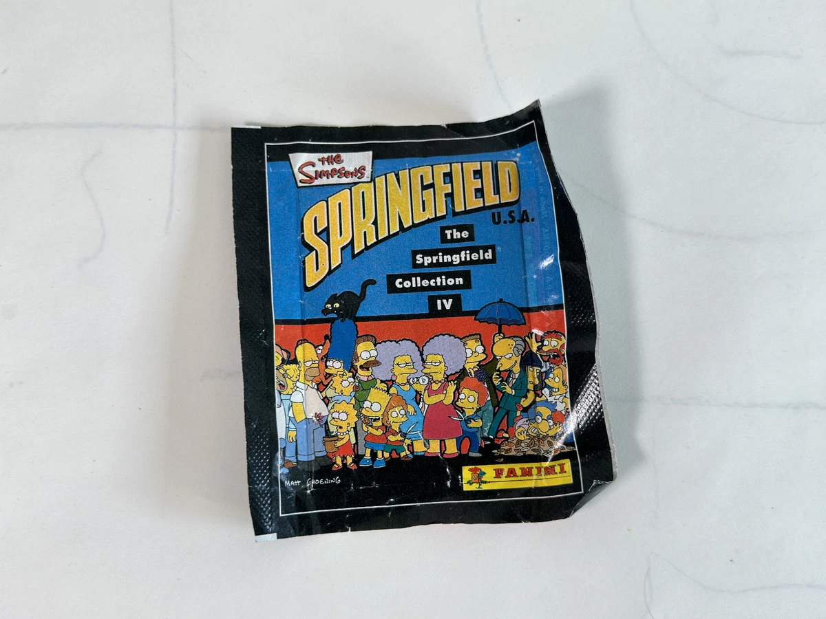 Original pochette bustina packet figurine panini The Simpsons 1991
