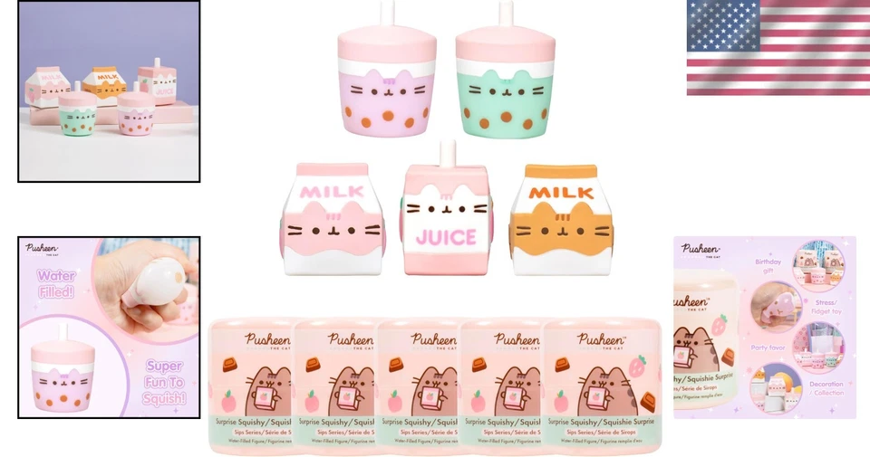 Pusheen the Cat Water-Filled Surprise Squishy Toys – Series 4 Mystery Capsules - Image 2 of 4
