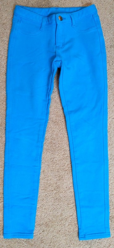 Girls Urban Groove skinny Blue Jeans Size M Stretchy back pockets MINT Condition