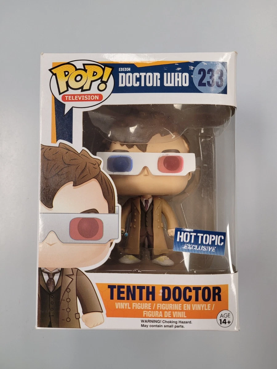 Funko Pop! Doctor Who Tenth Doctor 3-D Glasses #233 Hot Topic