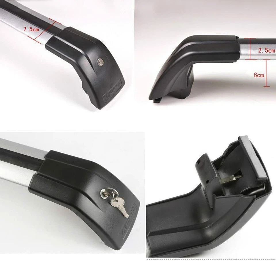 Barra transversal de riel de techo apta para Volkswagen Sharan MPV 2010-2022 Foto 4 de 4