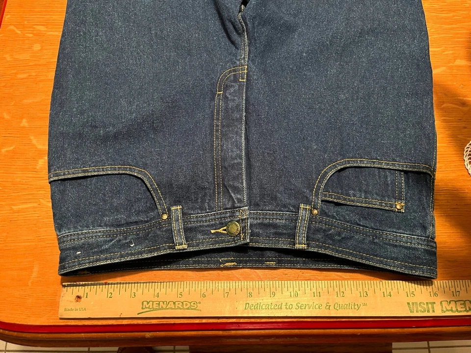 JEANS RECTOS DE TALLE ALTO JORDACHE HORSEHEAD VINTAGE DE LOS AÑOS 80 32 X 34 ¡MUY BONITOS! Foto 2 de 4