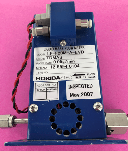 HORIBA STEC LF-F20M-A-EVD TDMAS Flüssigkeitsmassendurchflussmesser 0,05g/min 12 5595 0104 - Bild 1 von 4