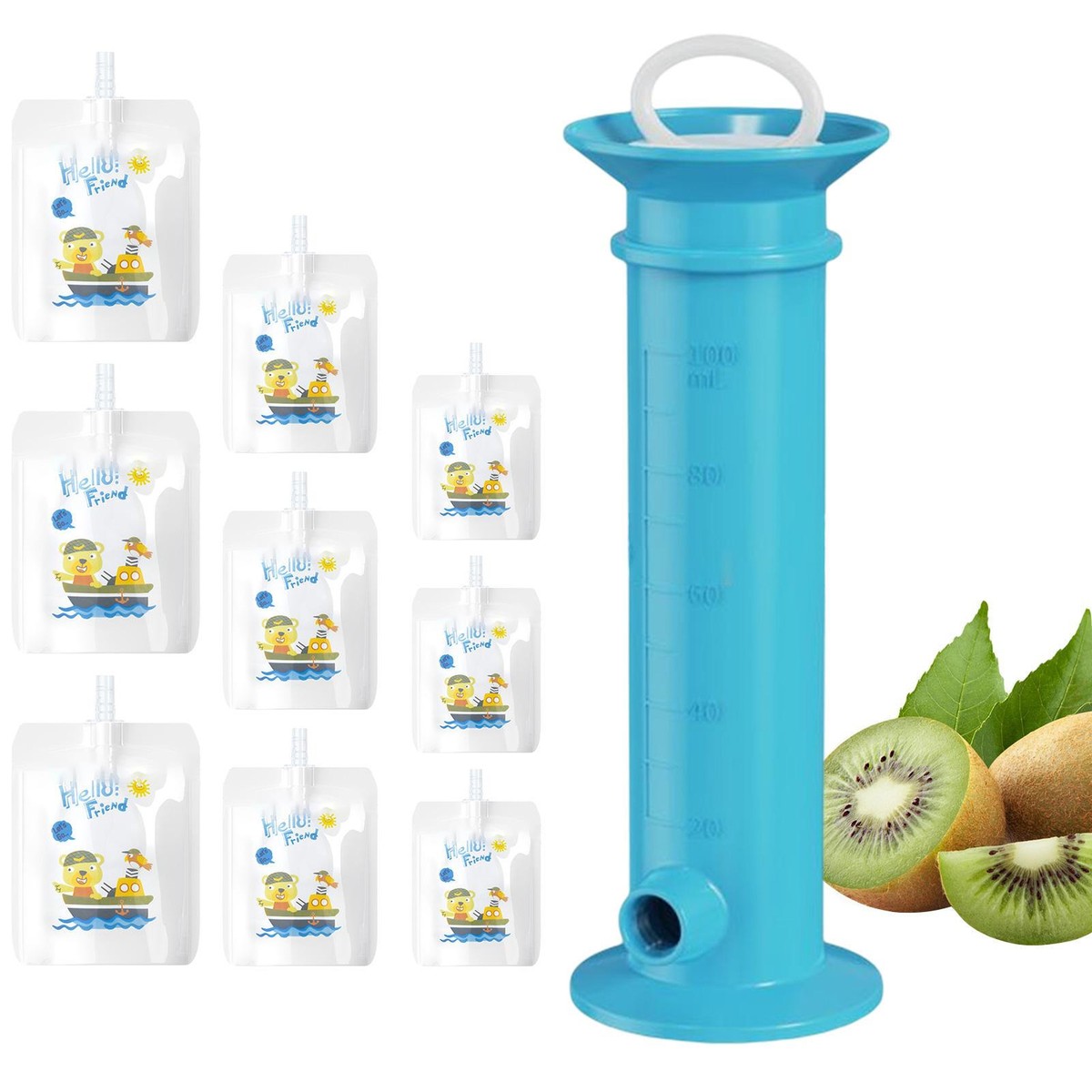 Fruit Baby Food Squeeze Bottle 16pcs New Baby Food Pouch