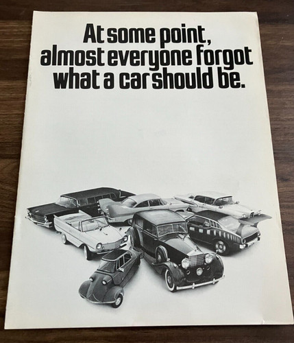 1970s Saab Model Range Comparisons Vintage 8-Page Dealer Sales Brochure Catalog