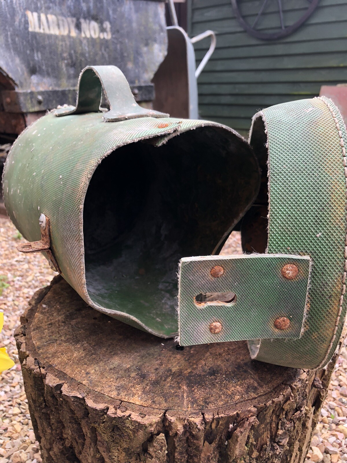 COLLIERY DEPUTY SHOTFIRING POWDER KEG WITH 3 STICKS OF DUMMY POLAR AJAX