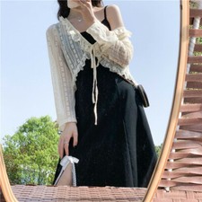 Lady Floral Lace Bolero Shrug Top Cape Shawl Cropped Coat Blouse Cardigan Shirt