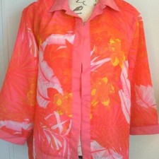 Sara Morgan Haband open blouse jacket missing material tag India Large Petite