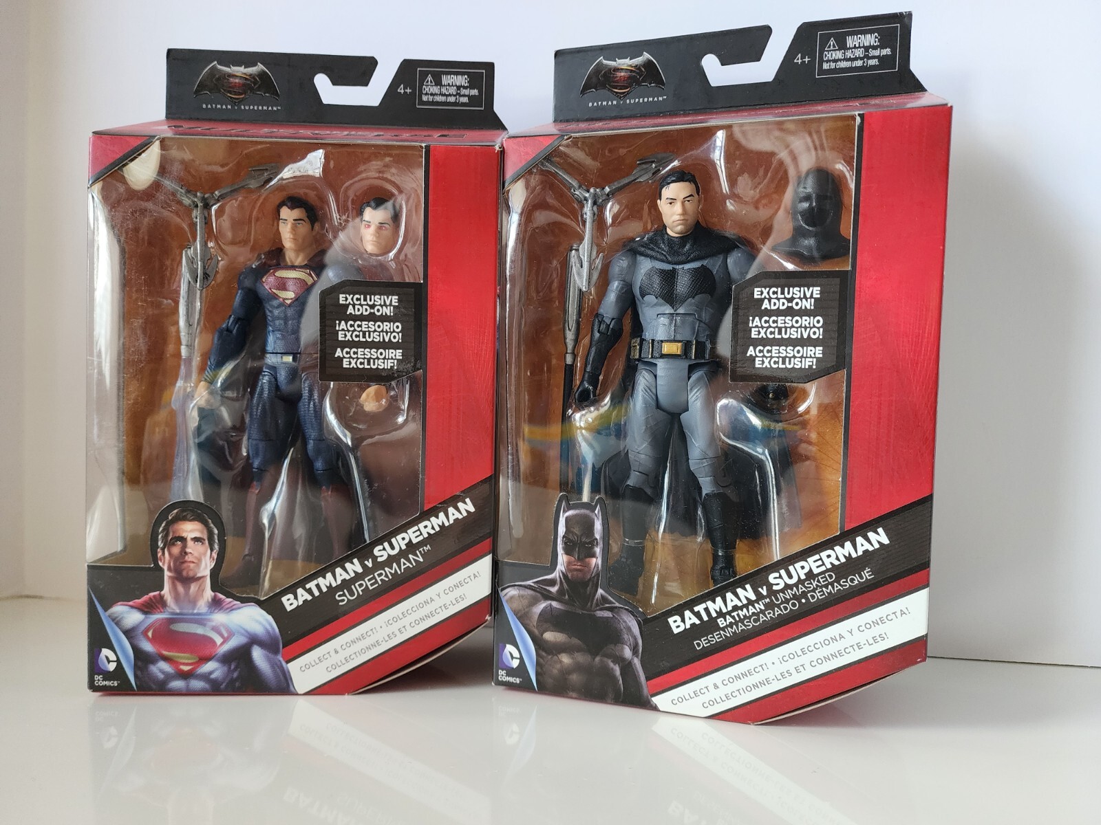 Dc Comics Multiverse Batman v Superman Unmasked Batman & Superman | eBay